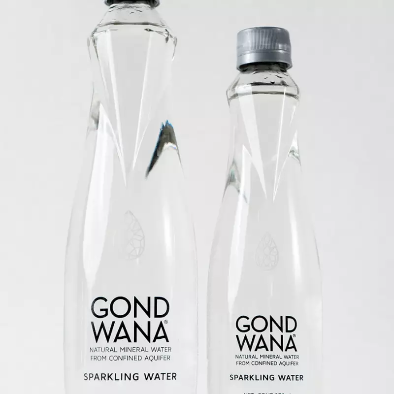Gond Wana | Natural Mineral Water | 12,51 oz | Glass Bottle - Sparkling - Low Sodium