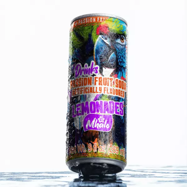 Drinks Passion fruit Soda Artificially FLavored - 9 Fl Oz
