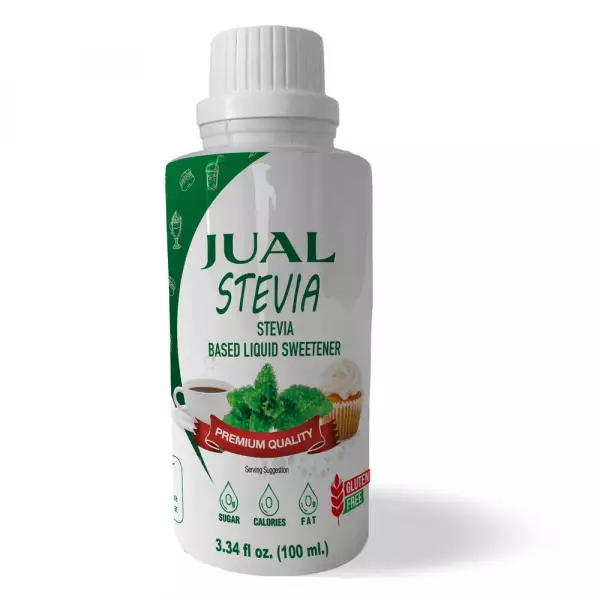 Stevia Liquid Sweetener Drops - 3.34 Fl Oz -  Zero Calorie, Carb, Sugar.