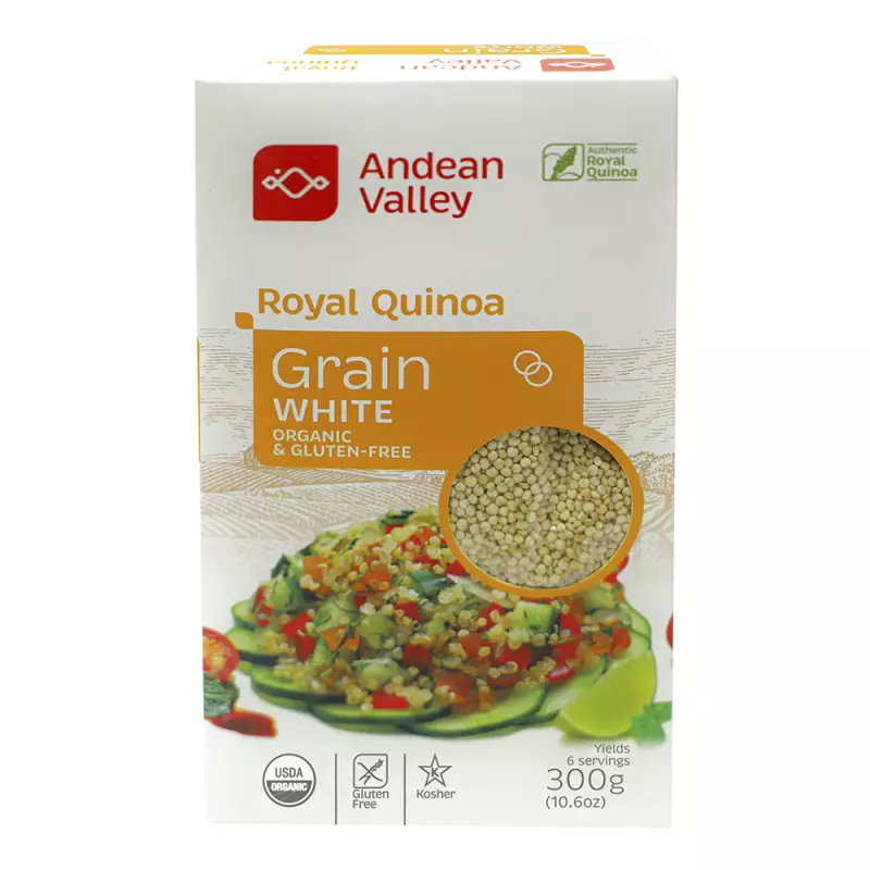 Andean Valley | Organic White Royal Quinoa Grain | 10,58oz. E