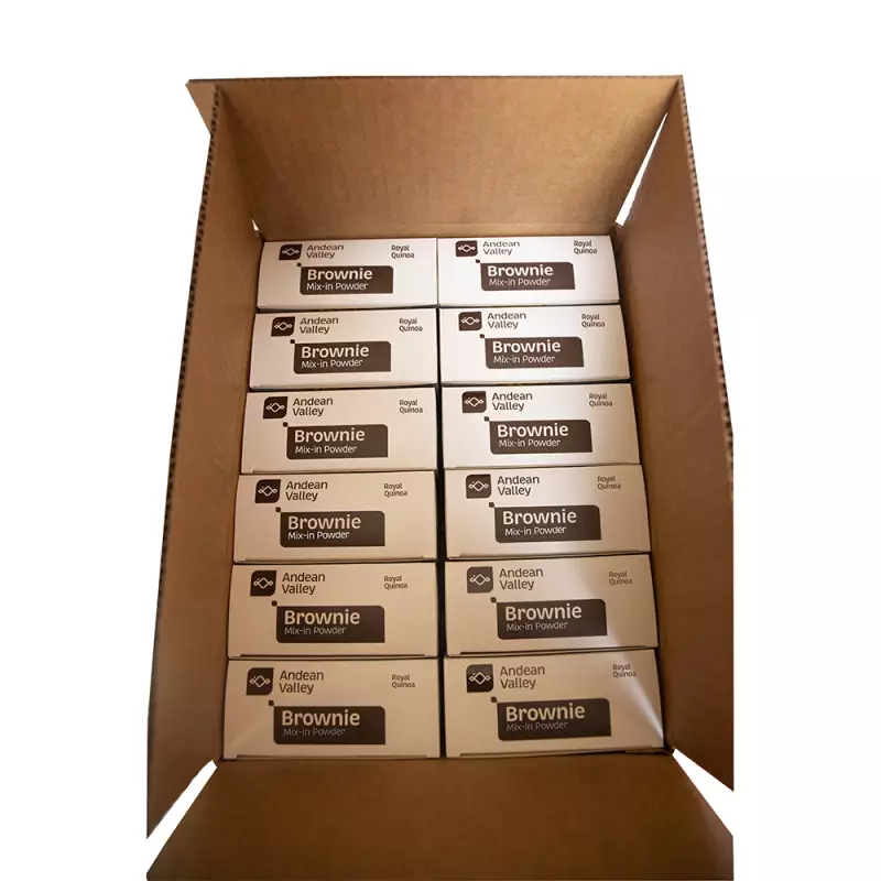 Andean Valley | Royal Quinoa Brownie | Mix in Powder| 9.5 oz. E