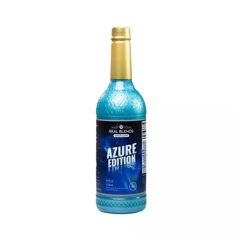 Azure Glow Edition Syrup - 33.8 fl oz - Pure Cane Sugar
