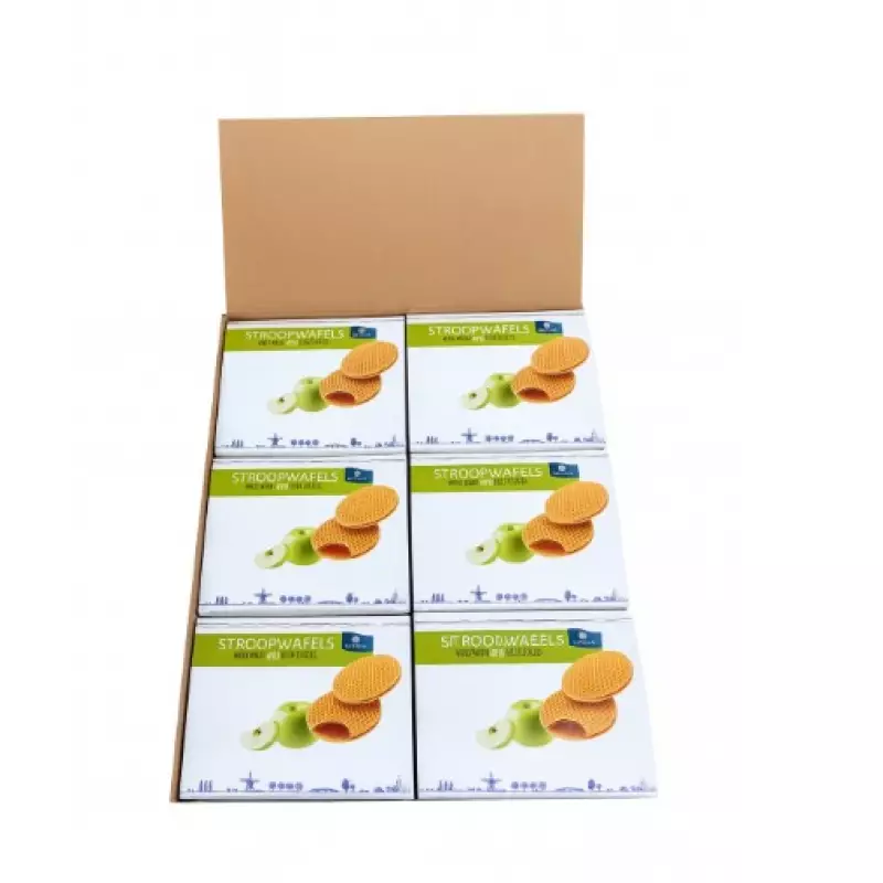 Batavia Foods | Stroopwafels Whole Wheat Apple Filled Cookies | 16 Units | 19,75 Oz E