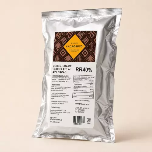 Cacaosuyo 40% Rupa Rupa Cocoa Chocolate Coating with milk - 35.27 oz