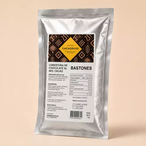Cacaosuyo 40% Rupa rupa Cocoa Chocolate Sticks - 35.27 oz