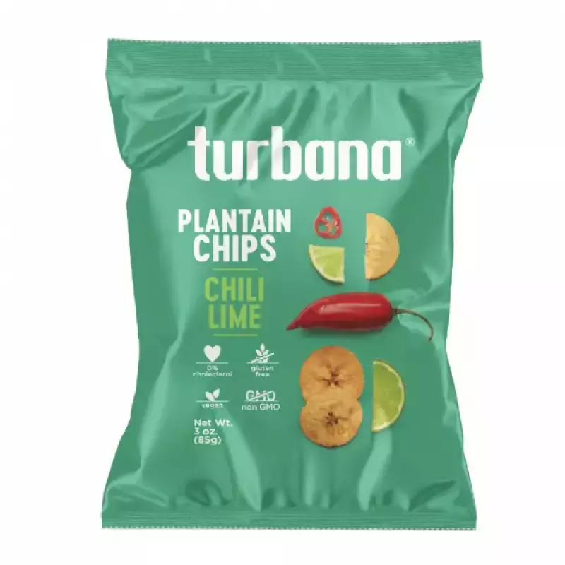 Chili Lime Plantain Chips x 3 oz E