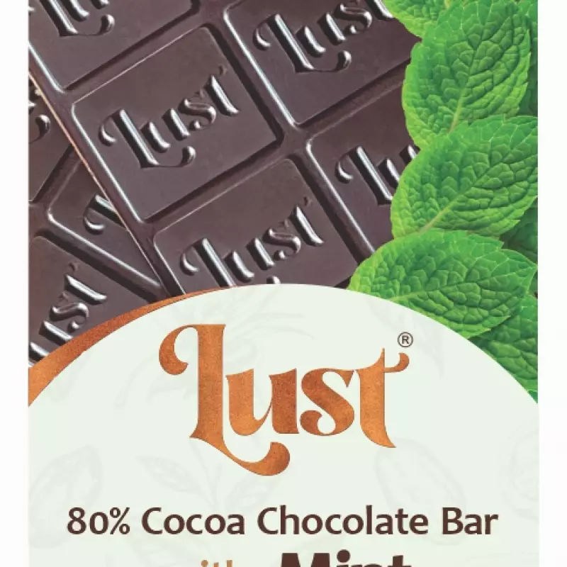 Chocolate 80% cocoa with MINT - 1.76oz with STEVIA - Gluten Free - Vegan - Sugar Free - Milk Free