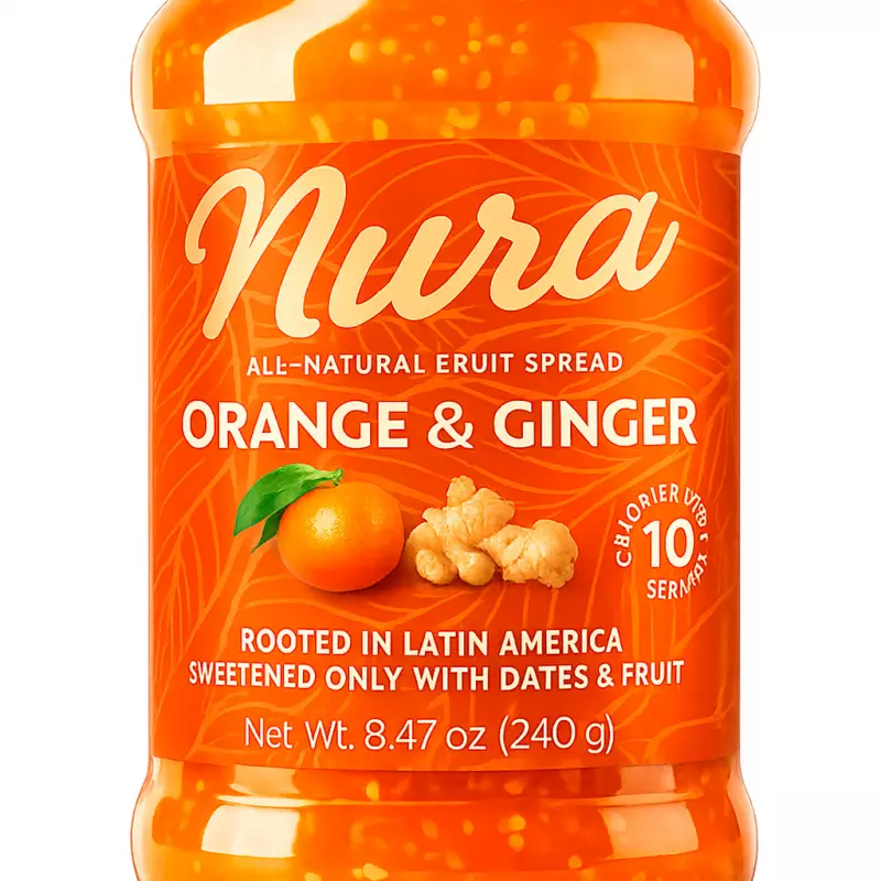 Comestibles Ya|Superfruit spread Orange and Ginger|8.47 oz