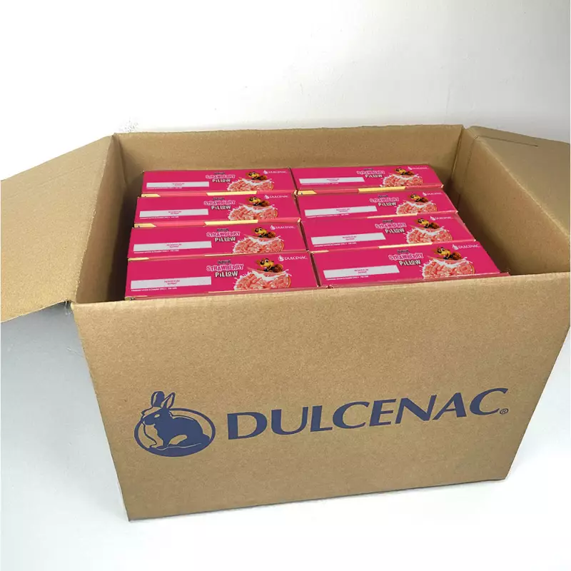 Crokitos | Pillow-shaped cereal with strawberry-flavored filling | 7.1 oz E