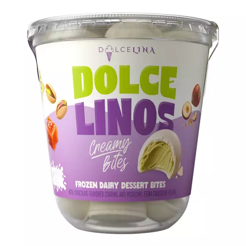 Dolcelina Desserts - 4,8 oz - Pistachio, Caramel & Ferrero-Inspired Frozen Dessert Bites