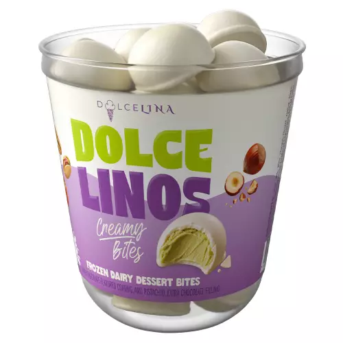 Dolcelina Desserts - 4,8 oz - Pistachio, Caramel & Ferrero-Inspired Frozen Dessert Bites