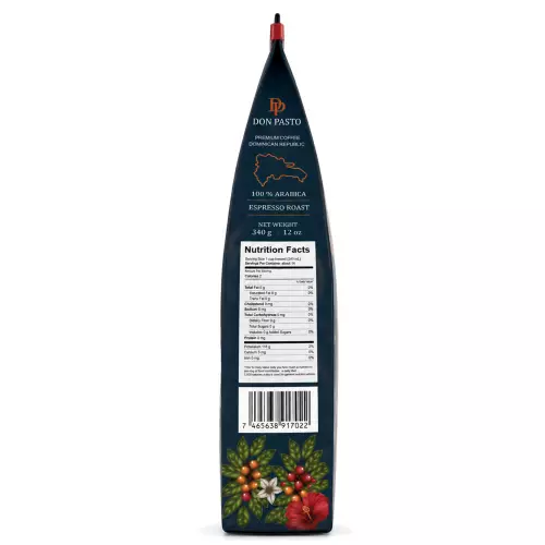 Don Pasto Cafe Espresso Roast - 12 oz - 100% cafe arabica