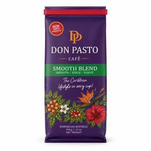 Don Pasto Cafe Smooth Blend - 12 oz - 100% cafe arabica