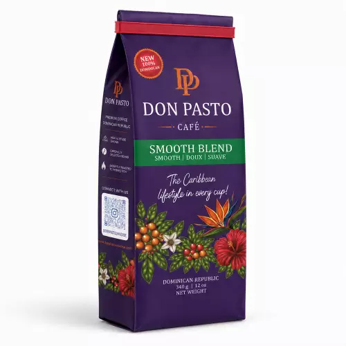 Don Pasto Cafe Smooth Blend - 12 oz - 100% cafe arabica