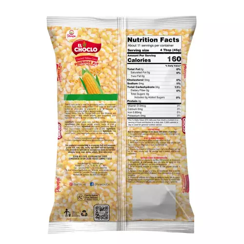 El Choclo | Cracked Yellow Corn | Porridge Kit | 17.64 Oz