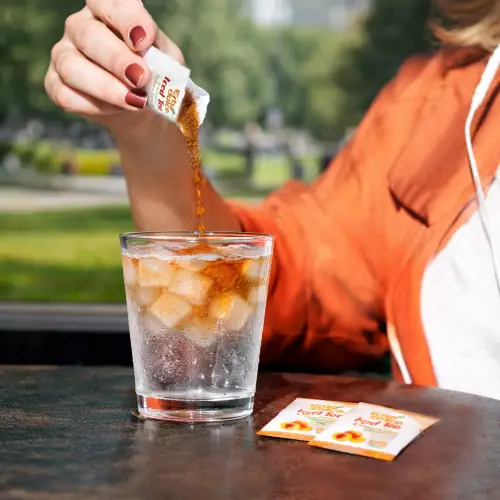 Erbadolce - Instant Iced tea Drink Mix Peach flavor - 1.06 oz - Sugar free - keto friendly