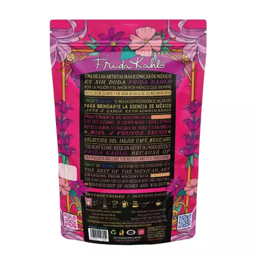 ETNIA 52 Frida Kahlo Chiapas Medium Roast Ground Coffee 12oz: Notes of Honey, Caramel & Floral E
