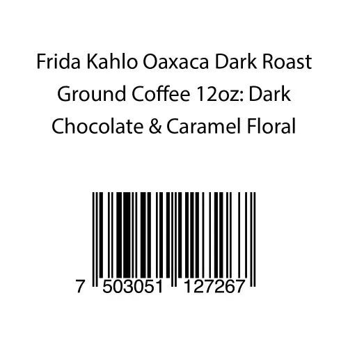 ETNIA 52 Frida Kahlo Oaxaca Dark Roast Ground Coffee 12oz: Dark Chocolate & Caramel E