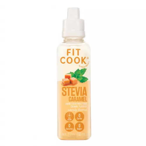 Fitcook-Natural Liquid Stevia-Caramel Flavor- 2.03 oz - Zero calories - Organic - Natural liquid
