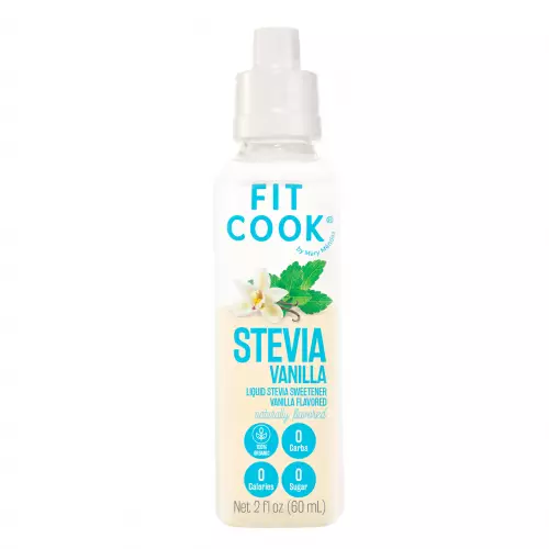 Fitcook-Natural Liquid Stevia-Vanilla Flavor- 2.03 oz - Zero calories - Organic - Natural liquid.