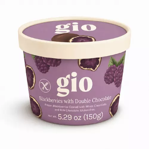 GIO | Blackberries with Double Chocolate | 5.29 oz (150 g)