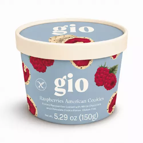 GIO | Raspberries American Cookies | 5.29 oz (150 g)