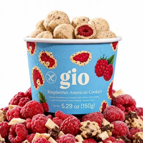 GIO | Raspberries American Cookies | 5.29 oz (150 g)