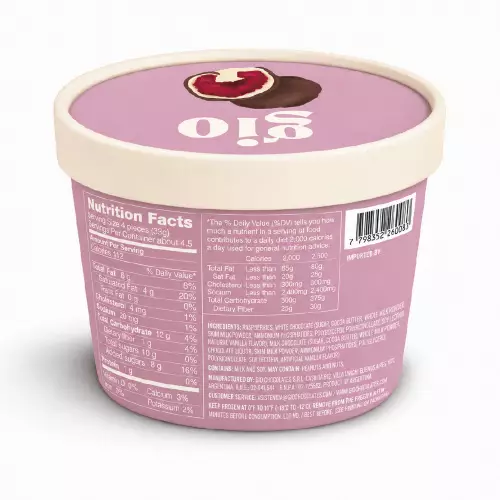 GIO | Raspberries with Double Chocolate | 5.29 oz (150 g)