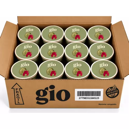 GIO | Raspberries with White Chocolate and Pistachios | 5.29 oz (150 g)