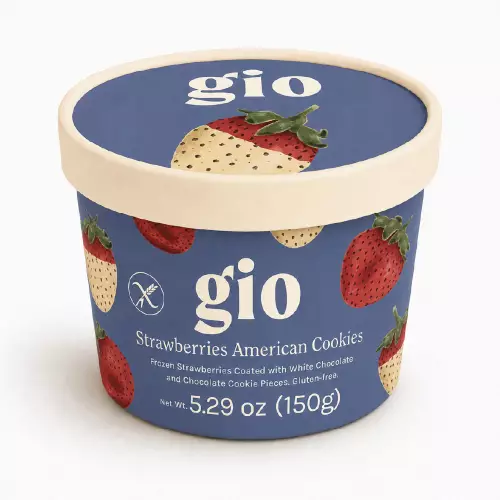 GIO | Strawberries American Cookies | 5.29 oz (150 g)