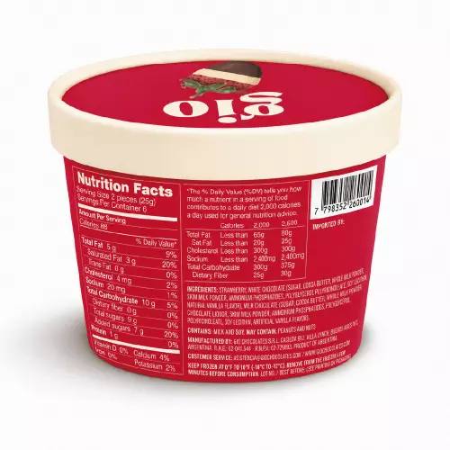 GIO | Strawberries with Double Chocolate | 5.29 oz (150 g)
