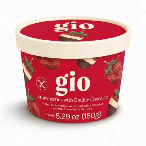 GIO | Strawberries with Double Chocolate | 5.29 oz (150 g)