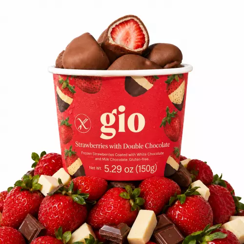 GIO | Strawberries with Double Chocolate | 5.29 oz (150 g)