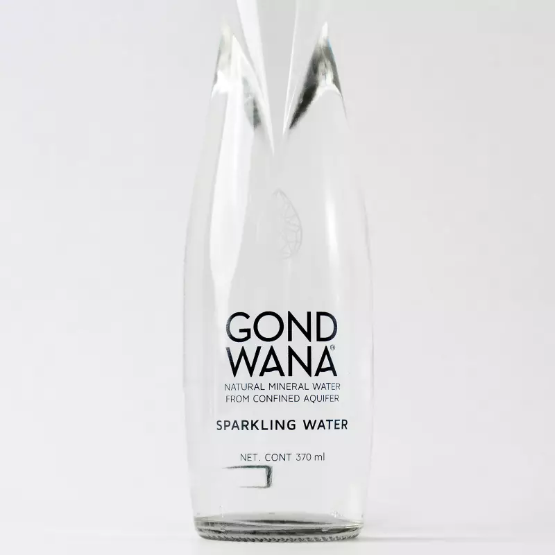Gond Wana | Natural Mineral Water | 12,51 oz | Glass Bottle - Sparkling - Low Sodium