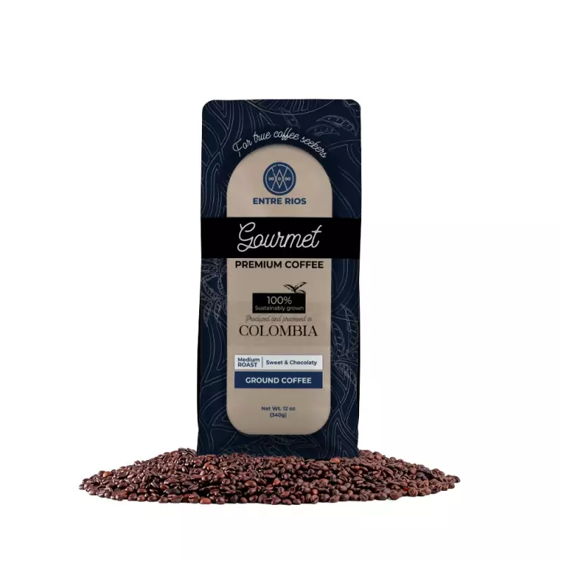 Gourmet Premium Coffee - 12oz - Grinded - Natural - Ecological - 100% Colombian Coffee