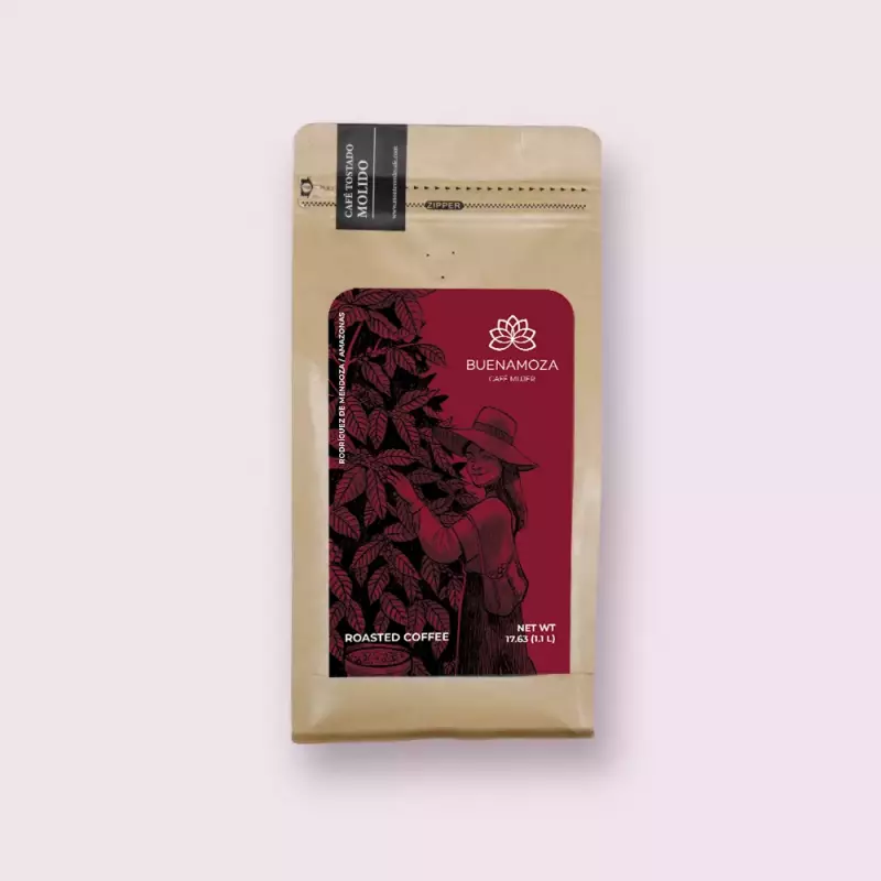 Ground Roasted Coffee 17.64 Oz / Café Buenamoza / Organic