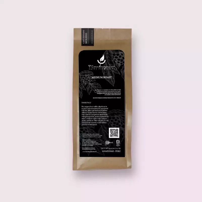 Ground Roasted Coffee 35.27 Oz / Café Timbuyacu / Organic