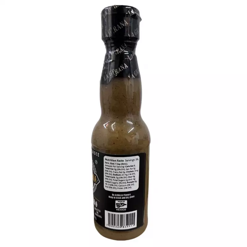 Habanero Roasted Extra Hot Sauce - 6.1 oz - No Artificial Flavors or Colors - Roasted or Charcoal