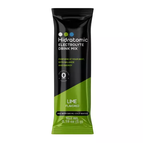 Hidratomic - Electrolyte Mix - Lemon Flavored - Zero Sugar/Zero Caffeine - No Artificial Colors.