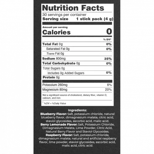Hidratomic -Electrolyte Mix - Mix Berries Flavored - Zero Sugar/Zero Caffeine - No Artificial Colors