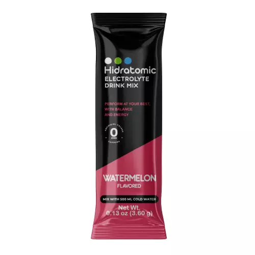 Hidratomic Electrolyte Mix - Watermelon Flavored - Zero Sugar/Zero Caffeine - No Artificial Colors.