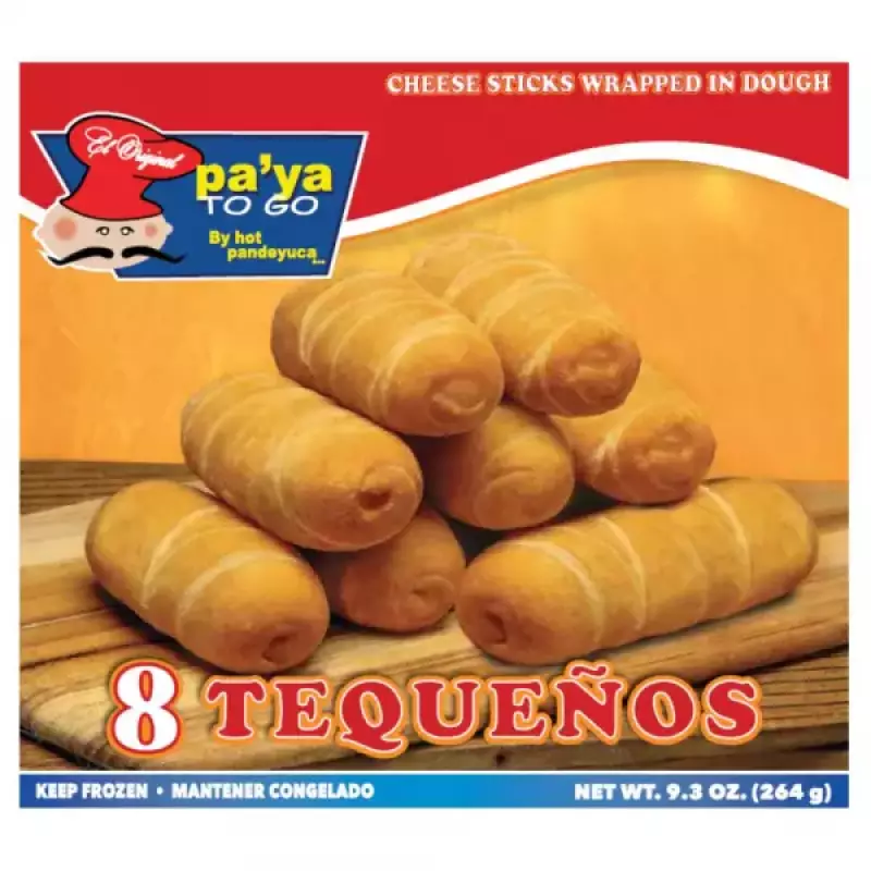 Hotpandeyuca | Tequeños | Cheese Sticks Wrapped In Dough |  9.3 Oz   12x8 units  E.
