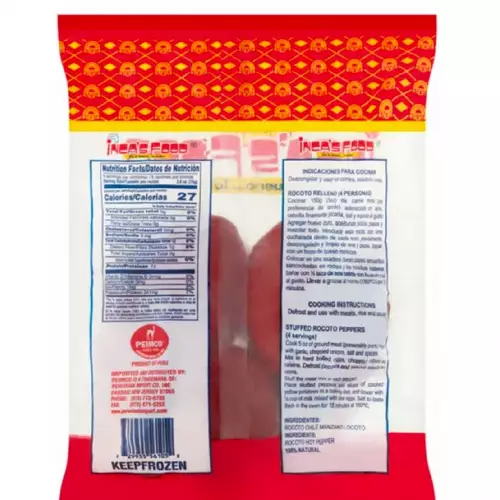 Inca´s Food-Aji rocoto entero congelado/ Frozen Rocoto Hot Peppers 24x15Oz