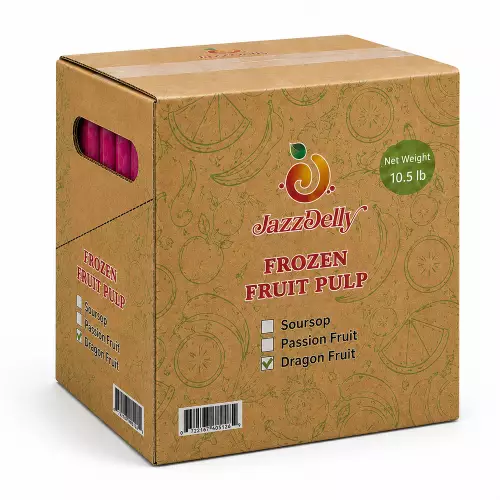 JazzDelly - Dragon Fruit (Pitahaya) Pulp - 14 oz (397 g) - 12 units