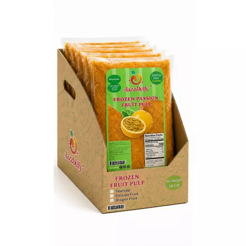 JazzDelly - Passion Fruit Pulp - 14 oz (397 g) - 12 units