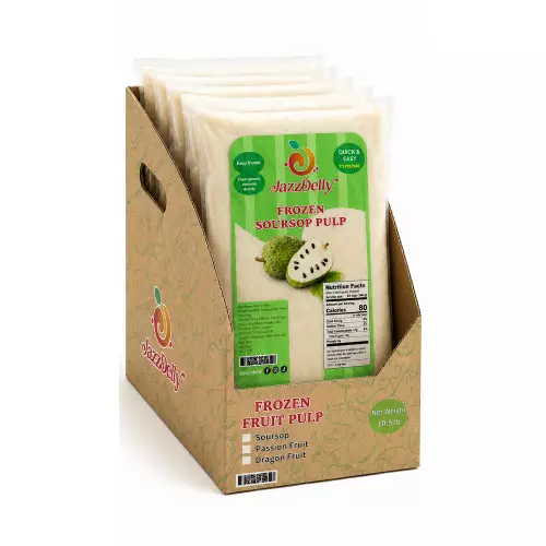 JazzDelly - Soursop Pulp - 14 oz (397 g) - 12 units