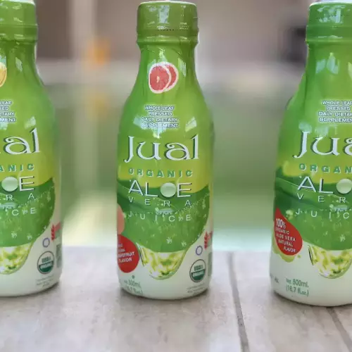 Jual |Organic Lemon and Ginger Aloe Vera Juice - 16.7oz - Zero Sugar, Aloin/Gluten Free, Kosher.E