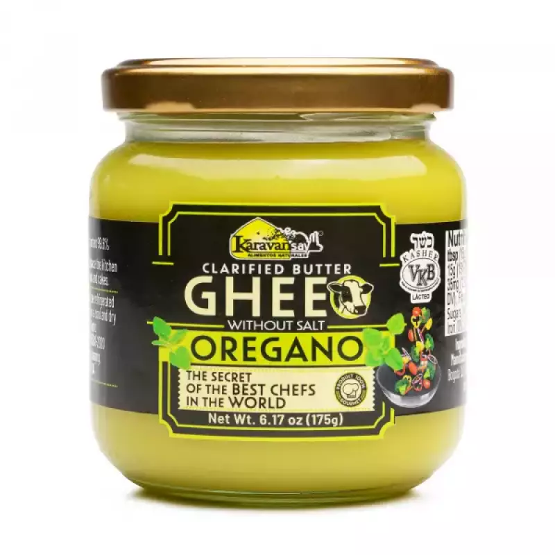 Karavansay Alimentos Naturales | Butter Ghee | Oregano 6.17 Oz E.