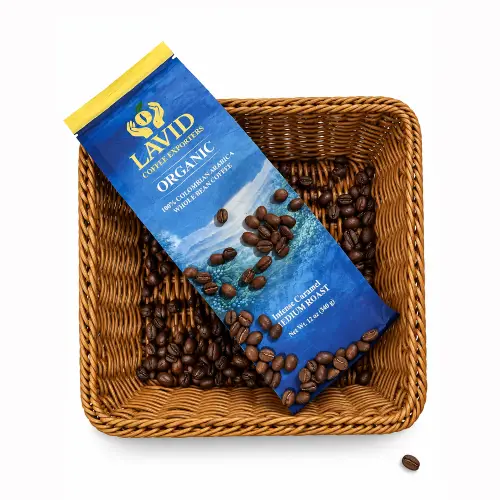 LAVID COFFEE - ORGANIC, Medium Roast Whole Bean