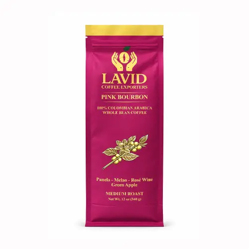 LAVID COFFEE - PINK BOURBON , Medium Roast Whole Bean